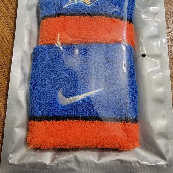 Nike NBA OKC Oklahoma City Thunder Basketball Wristbands Gilgeous Alexander New - Picture 3 of 6